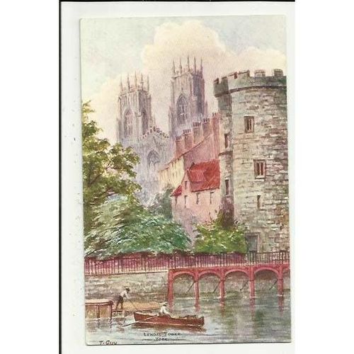 Yorkshire YORK Lendal Tower Art Postcard by Artist Series
