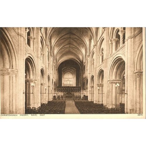 Christchurch Priory, Nave, East, Christchurch, Dorset