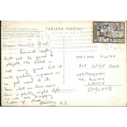 Spain Postcard - Lloret De Mar 1976
