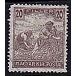 Hungary 1920 Harvest 20f Used Stamp..