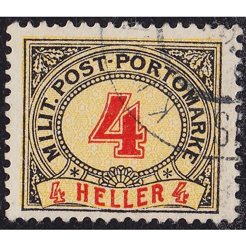 ÖSTERREICH AUSTRIA [BosHerz Porto] MiNr 0004 C ( O/used )