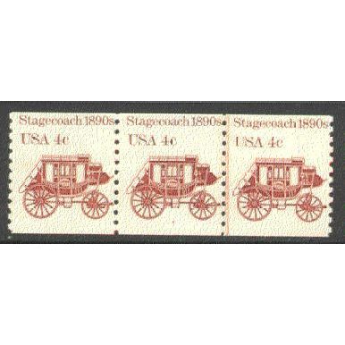 1898A 4c Stagecoach Fine MNH Dry Gum PNC 4/3 V0118