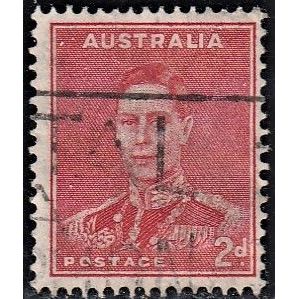 AUSTRALIA, 1937 2d George VI p13.5 X 14, SG 167 (Scott #169), used