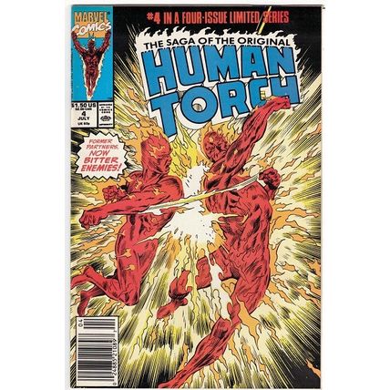 THE SAGA OF THE ORIGINAL HUMAN TORCH # 4 (1990)
