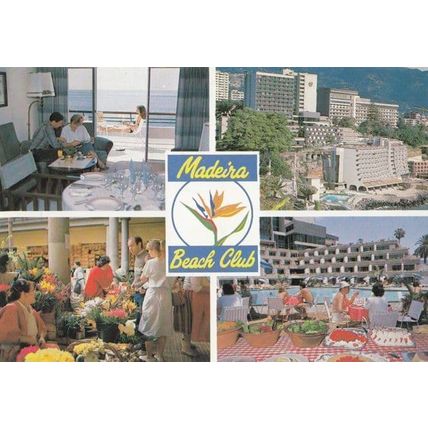 Madeira Funchal Beach Club Postcard