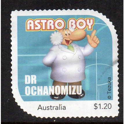 AUSTRALIA: 2023 ASTRO BOY, TEZUKA PRODUCTIONS, USED SELF-ADHESIVE MYSTAMP 019/20