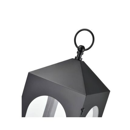 Millennium Bratton 2-Light Black Steel Outdoor Post Light w/ Clear Glass