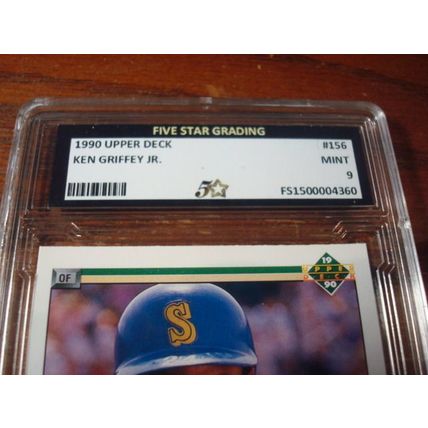 1990 Upper Deck, Graded Mint 9, KEN GRIFFEY Jr, 2nd Year, Mariners