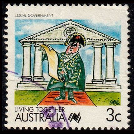 Australia 1988 Living Together 3c Used Stamp