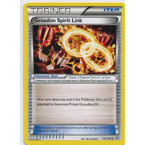Pokemon XY Primal Clash #131/160 Groudon Spirit Link