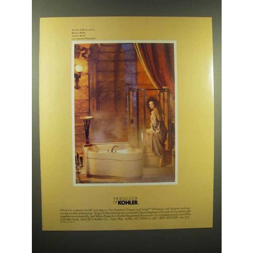 1989 Kohler Bathroom Fixtures Ad - The Bold Look of Kohler