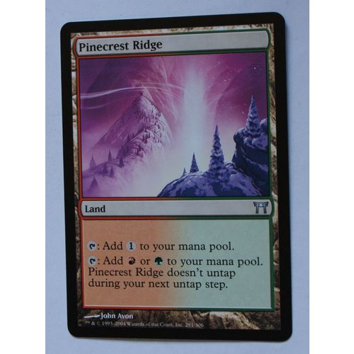 Magic the Gathering MTG CCG: Champions of Kamigawa # 281 Pinecrest Ridge (A)