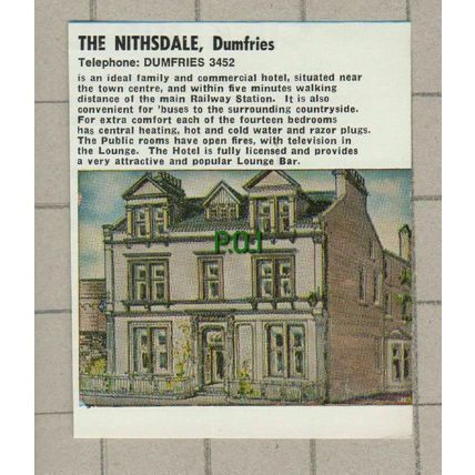 (5356) The Nithsdale Hotel Dumfries Scotland - 1976 Clip