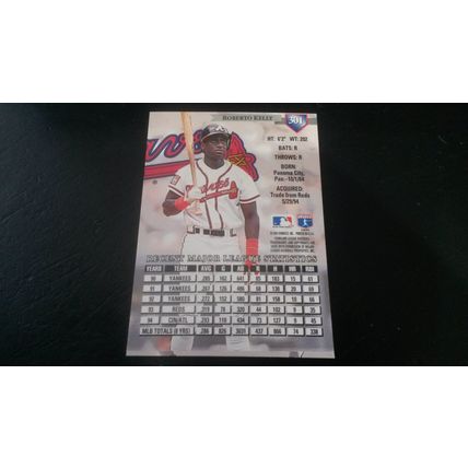 1995 Donruss Card # 301 Roberto Kelly Excellent (5) Atlanta Braves