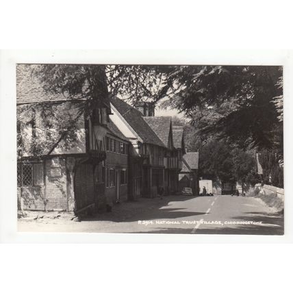 National Trust Village of Chiddingstone Postcard RP Kent
