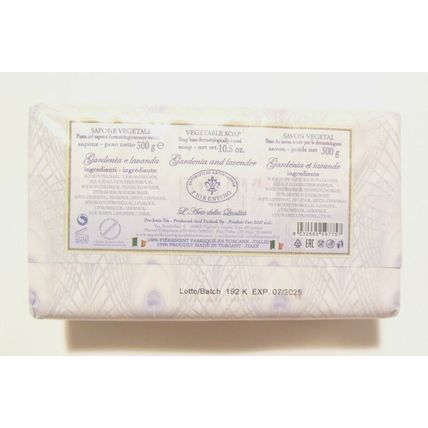 Gardenia and Lavender Soap 300g Saponificio Artigianale Fiorentino