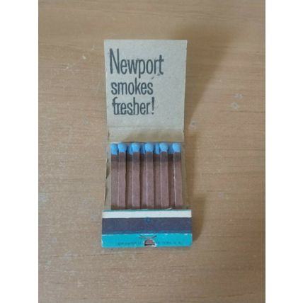 Newport Cigarettes Matchbook Unused