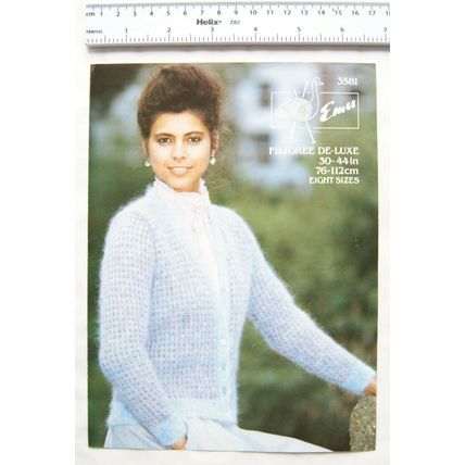 Vintage: Emu 3581 cardigan, filigree de-luxe