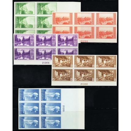 756-65, Unused VF LH Set Of Plate Blocks - Stuart Katz
