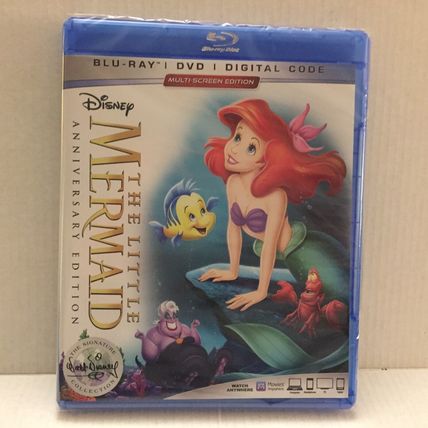 NEW Disney Signature Walt Disney Collections The Little Mermaid Blu-Ray + DVD +