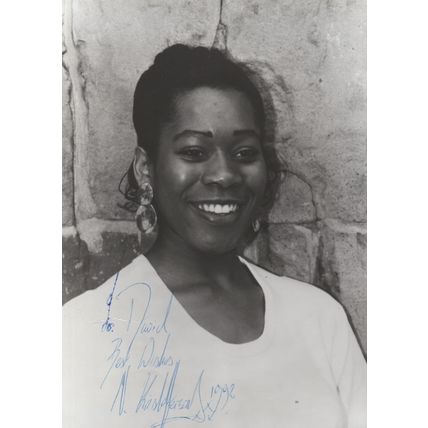 Nina Kristofferon The Billie Holiday Story Jazz Singer Hand Signed Photo