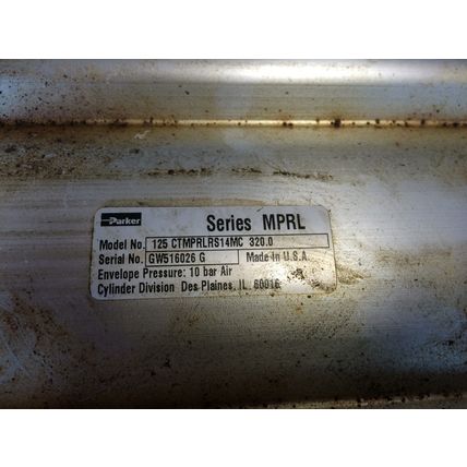 NEW PARKER 125CTMPRLRS14MC 320.0 PNEUMATIC CYLINDER,MPRL 125mm-BORE, 1/2"NPT,BS