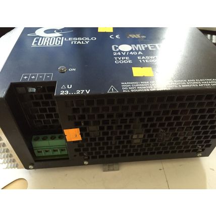 EUROGI LESSOLO COMPETENT,11E003252,EASWTR4024 POWER SUPPLY 24VDC 40A,BI