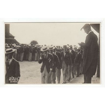 Bill Roll Call Harrow School Postcard Middlesex 151