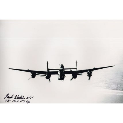 Jack Watson WW2 D-Day Veteran Pilot 12x8 Hand Signed Photo