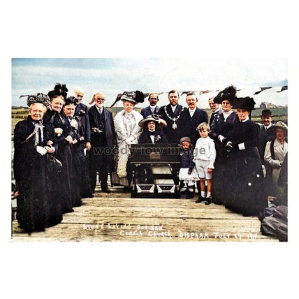 ptc7258 - Lancs - 1st Stone Laying for Bispham Cong. Church in 1911 - print 6x4