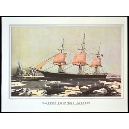 CLIPPER SHIP “RED JACKET” 1952 Joseph B. Smith - Charles Parsons PRINT