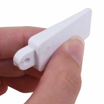 SASH WINDOW LIFT 2x Wedge White Rubber Jammer Wedger Stay Stopper Stop Small UK