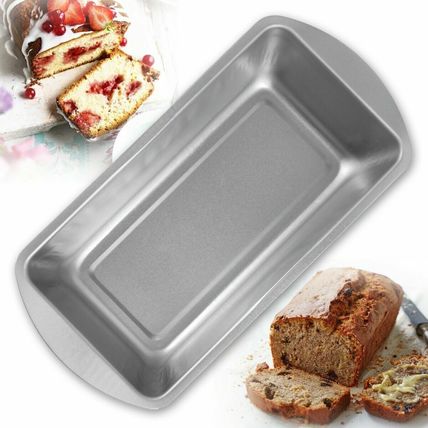 2x DEEP RECTANGLE BAKING TINS Oven Tray Mould Bake Loaf Cake Bread Meatloaf UK