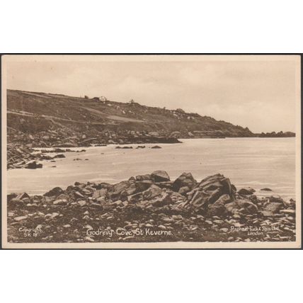 Godrevy Cove, St Keverne, Cornwall, c.1930s - Tuck's Postcard