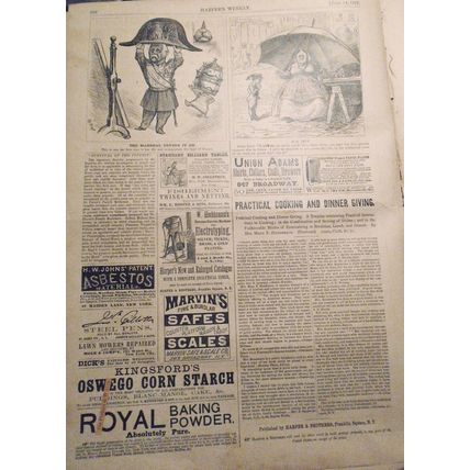 Harper's Weekly July 14, 1877 - Original - The "Fourth" In Blackville, etc