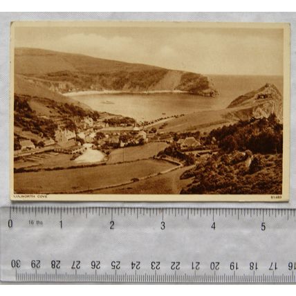 1955 postcard Lulworth Cove