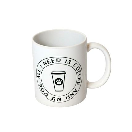 Labrador - Printed Ceramic 11oz Mug - Free Personalisation Available