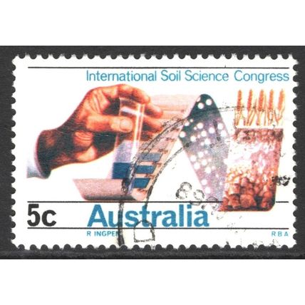 AUSTRALIA 1968: INTERNATIONAL SOIL SCIENCE CONGRESS - 5c USED (G2)