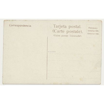 Argentina Calle San Martín in Rosario, Santa Fe early 20th C. RPPC