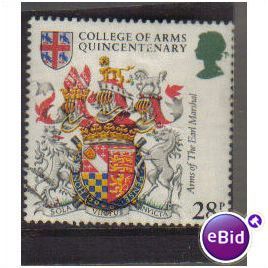 1984 GB ARMS OF THE EARL MARSHALL F/U SG1238