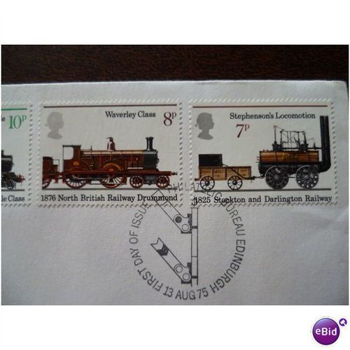 1975 GB Railways fine used set 4 stamps SG984-7 trains locomotives