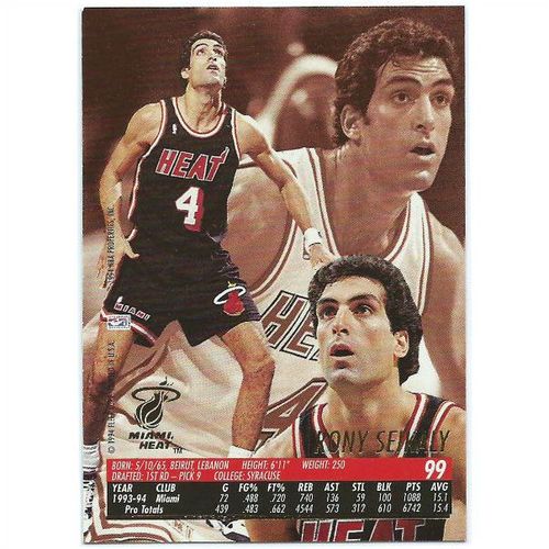 1994-1995 Fleer Ultra - #99 - Rony Seikaly