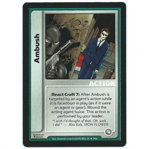 Spycraft CCG Operation Nightfall - 91/349 - Ambush