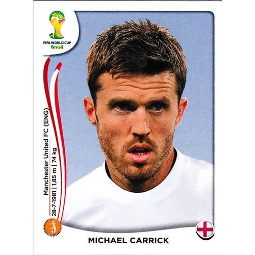 2014 Panini World Cup Soccer Stickers - #309 - Michael Carrick