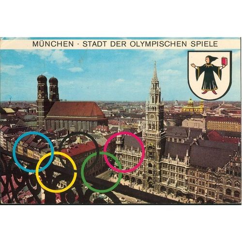 Germany Postcard 1972 - Munchen - Stadt Der Olympischen Spiele - M 186/4522 M
