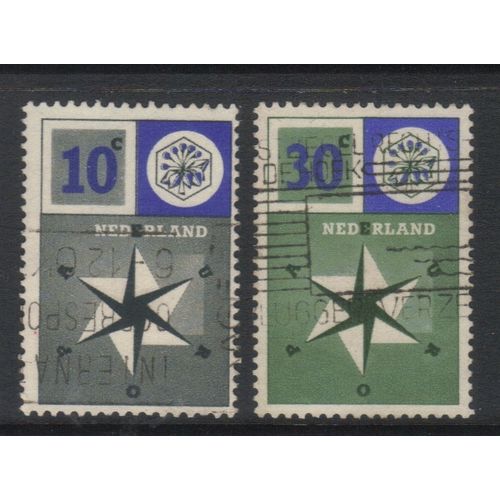 NETHERLANDS 1957 EUROPA SET USED