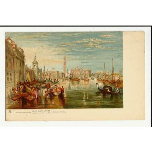 Art TURNER Grand Canal Venice Tuck Chromo Postcard (2515)