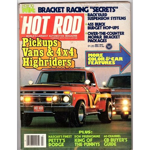 Hot Rod July 1977 Vans and 4X4'S