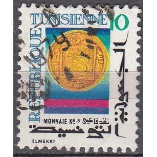Tunisie 1977 Michel 911 O Cote (2005) 0.10 Euro Anciennes monnaies Cachet rond