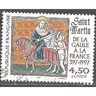 France 1997 Michel 3223 O Cote (2008) 1.50 € Saint Martin Cachet rond